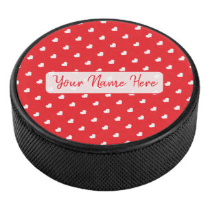 Palet De Hockey Joyeuse Saint-Valentin Moderne Motif d'Amour