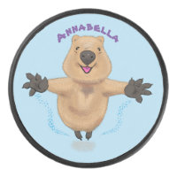 Joyeux sauter quokka dessin animé