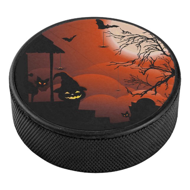 Palet De Hockey Le cauchemar de la lune sanglante d'Halloween (3/4/2016 12:00:00 AM)