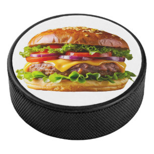 Palet De Hockey Le cheeseburger appétissant de SlipperyJoe crousti