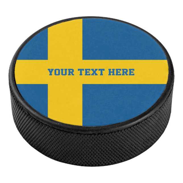 Palet De Hockey Le galet d'hockey fait sur commande de drapeau (3/4/2016 12:00:00 AM)