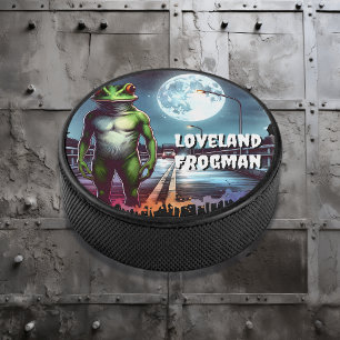 Palet De Hockey Le Loveland Frogman   Ohio Cryptid