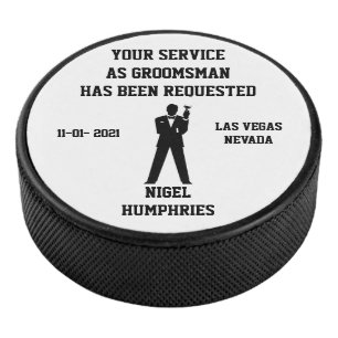 Palet De Hockey Le meilleur invitation de galet d'homme ou