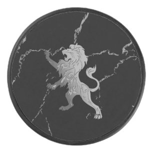 Palet De Hockey Lion royal d'argent