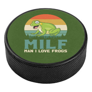 Palet De Hockey Love Frogs Hockey Puck