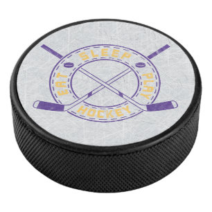 Palet De Hockey Mangez Sleep Jouer Hockey Puck