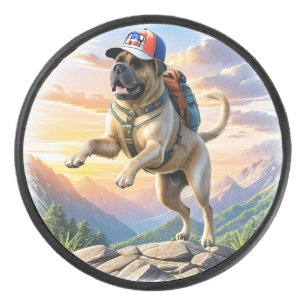 Palet De Hockey Mastiff Dogue anglais en vacances à la montagne