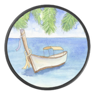 Palet De Hockey Matin à Bali Aquarelle