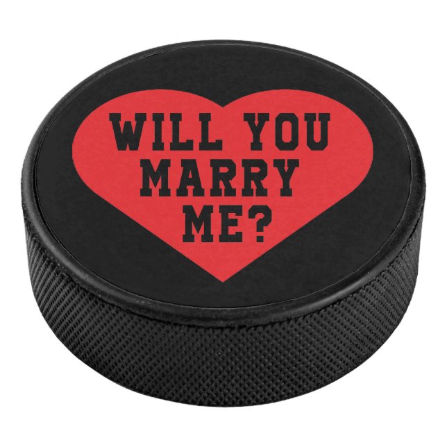 Palet De Hockey Me Marieras-Tu ? Proposition de mariage (3/4/2016 12:00:00 AM)
