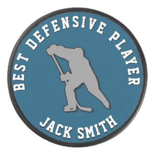 Palet De Hockey MEILLEUR JOUEUR DÉFENSIF, PRIX PERSONNALISÉ Hockey