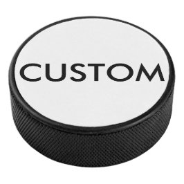 Palet De Hockey Modèle de blanc personnalisé par coutume de galet