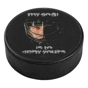 Palet De Hockey Mon but (gardien de but de hockey)