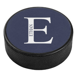 Palet De Hockey Monogramme et nom personnalisés