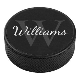 Palet De Hockey Monogramme et nom personnalisés