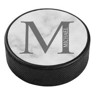 Palet De Hockey Monogramme et nom personnalisés