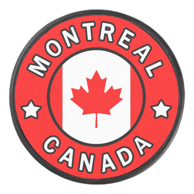 Palet De Hockey Montréal Canada (Devant)