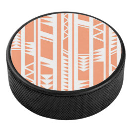 Palet De Hockey Motif d'imprimé tribal blanc et bracelet