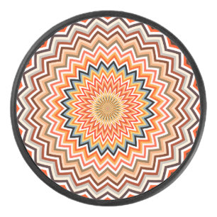 Palet De Hockey Motif Mandala Zigzag