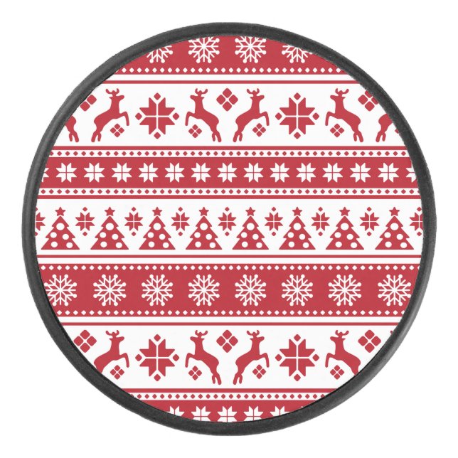 Palet De Hockey Noël Vacances Nordic Motif Cosy (Devant)