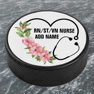 Palet De Hockey Nom de l'infirmière étudiante-inscrite-ancienne