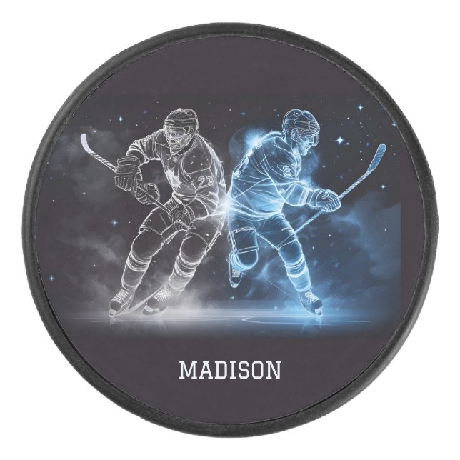 Palet De Hockey Nom personnalisé Hockey sur glace (Devant)