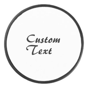 Palet De Hockey Nom personnalisé Texte personnalisé