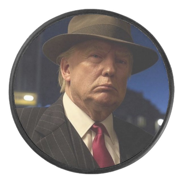 Palet De Hockey Parrain de l'Amérique Don J. Trump (Devant)