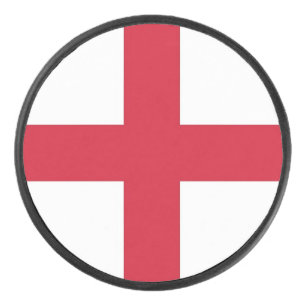 Palet De Hockey Patriotique hockeyeur avec drapeau d'Angleterre