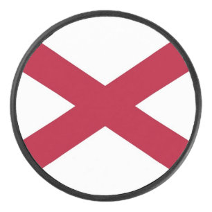 Palet De Hockey Patriotique hockeyeur avec drapeau de l'Alabama, U