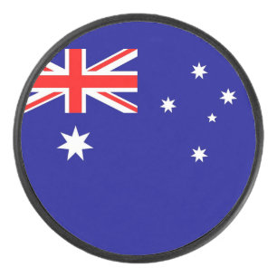 Palet De Hockey Patriotique hockeyeuse avec drapeau d'Australie
