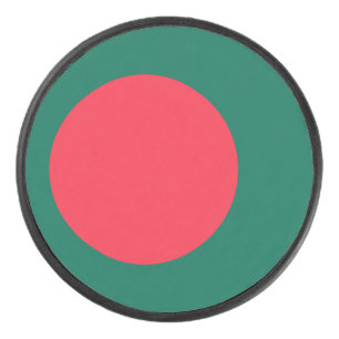 Palet De Hockey Patriotique hockeyeuse avec drapeau du Bangladesh