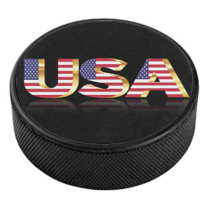 Palet De Hockey Pavillon américain Puck