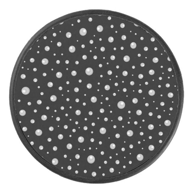 Palet De Hockey Pearl Pattern on Black Background (Devant)