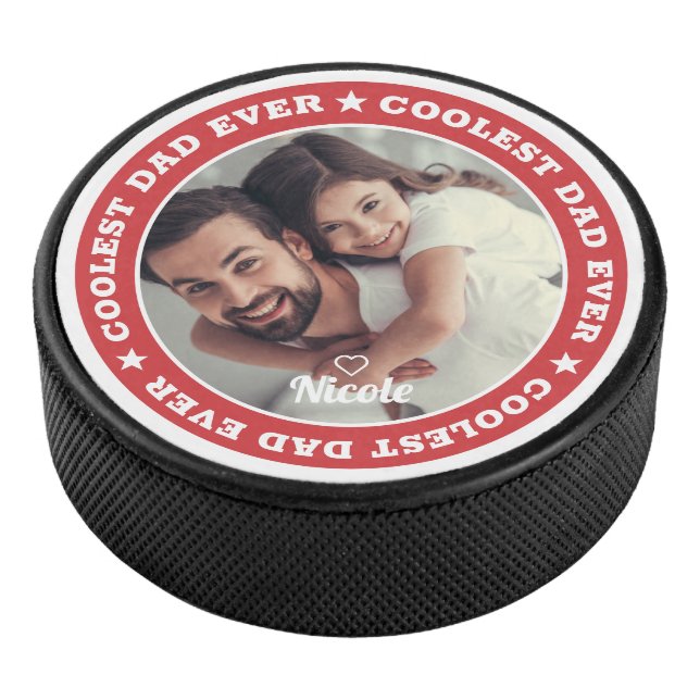 Palet De Hockey Photo personnalisée moderne de papa (3/4/2016 12:00:00 AM)