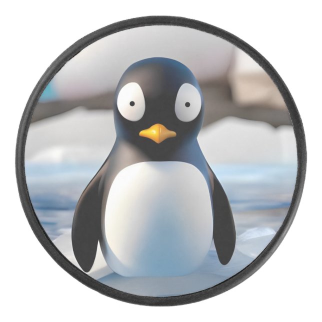 Palet De Hockey Pingouin (Devant)