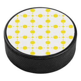 Palet De Hockey Pois Jaunes, Motif Polka Dot, Points, Pots