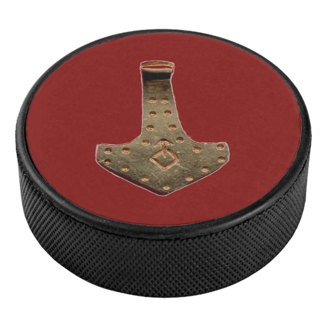 Palet De Hockey Poupée de hockey rouge Gold Thor Hammer (3/4/2016 12:00:00 AM)