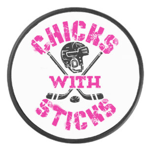 Palet De Hockey Poussins avec bâtons Hockey Femmes Filles