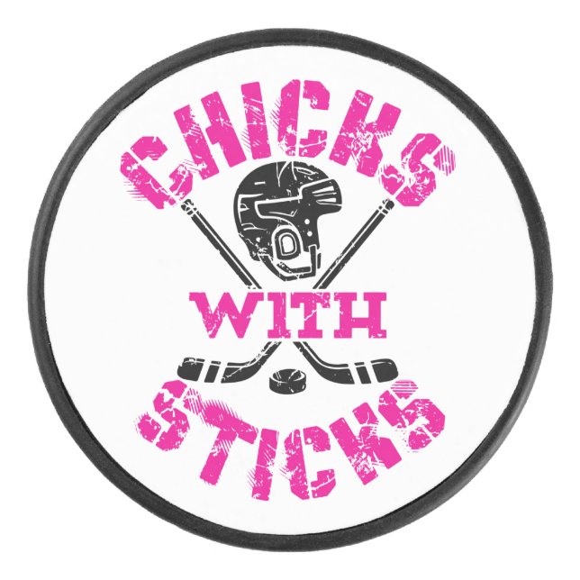 Palet De Hockey Poussins avec bâtons Hockey Femmes Filles (Devant)