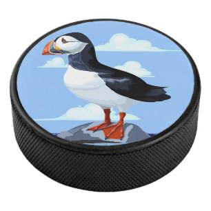 Palet De Hockey Puffin Cute Oiseau de mer Atlantique