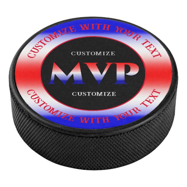 Palet De Hockey Rouge Blanc Et Bleu MVP (3/4/2016 12:00:00 AM)