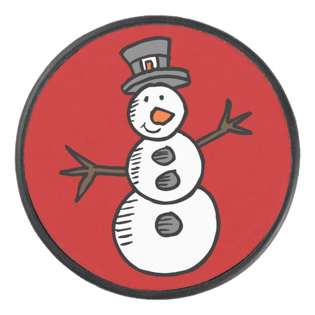 Palet De Hockey Snowman (Devant)