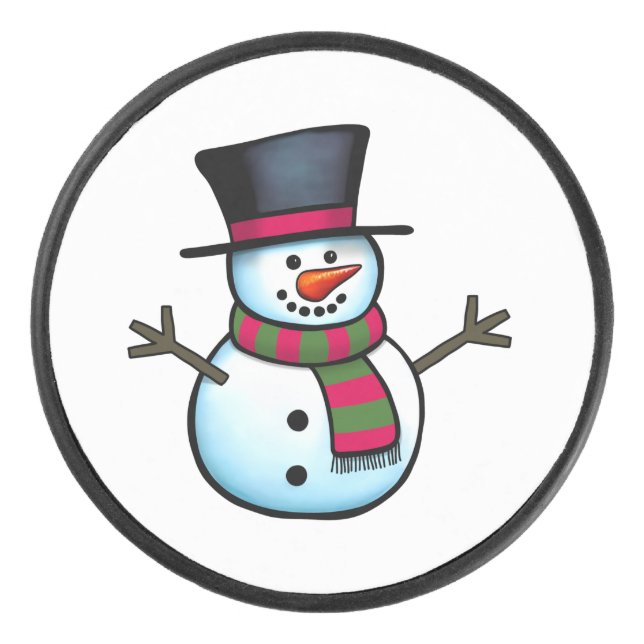 Palet De Hockey Snowman (Devant)