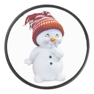 PALET DE HOCKEY SNOWMAN JOUEUR
