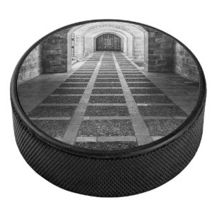 Palet De Hockey Symétrie en noir et blanc