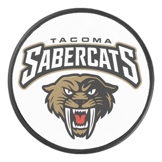 Palet De Hockey Tacoma Sabercts Puck moderne (Devant)