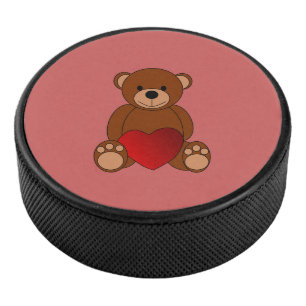 Palet De Hockey Teddy Love