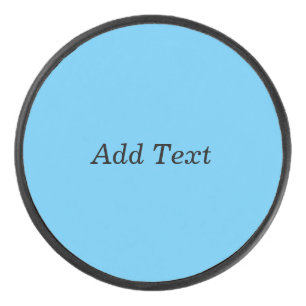 Palet De Hockey Turquoise Ajouter un Modèle personnalisé de texte