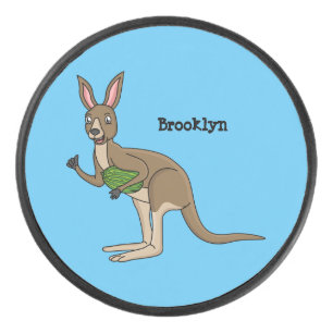 Palet De Hockey Une jolie illustration de kangourou australien