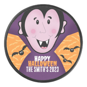 Palet De Hockey Vampire Dracula Bats Enfants Joli Halloween